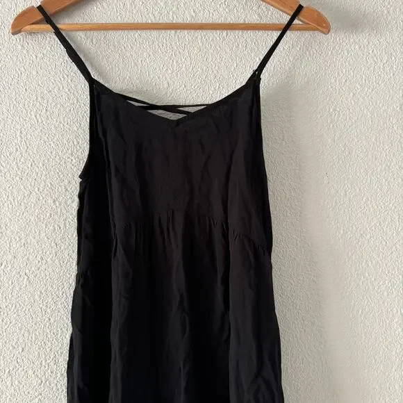 Women's Wild Fable Black Mini Tiered Sleeveless Dress XS - Picture 4 of 5